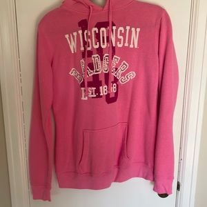 Wisconsin Badgers hoodie. Sz L
